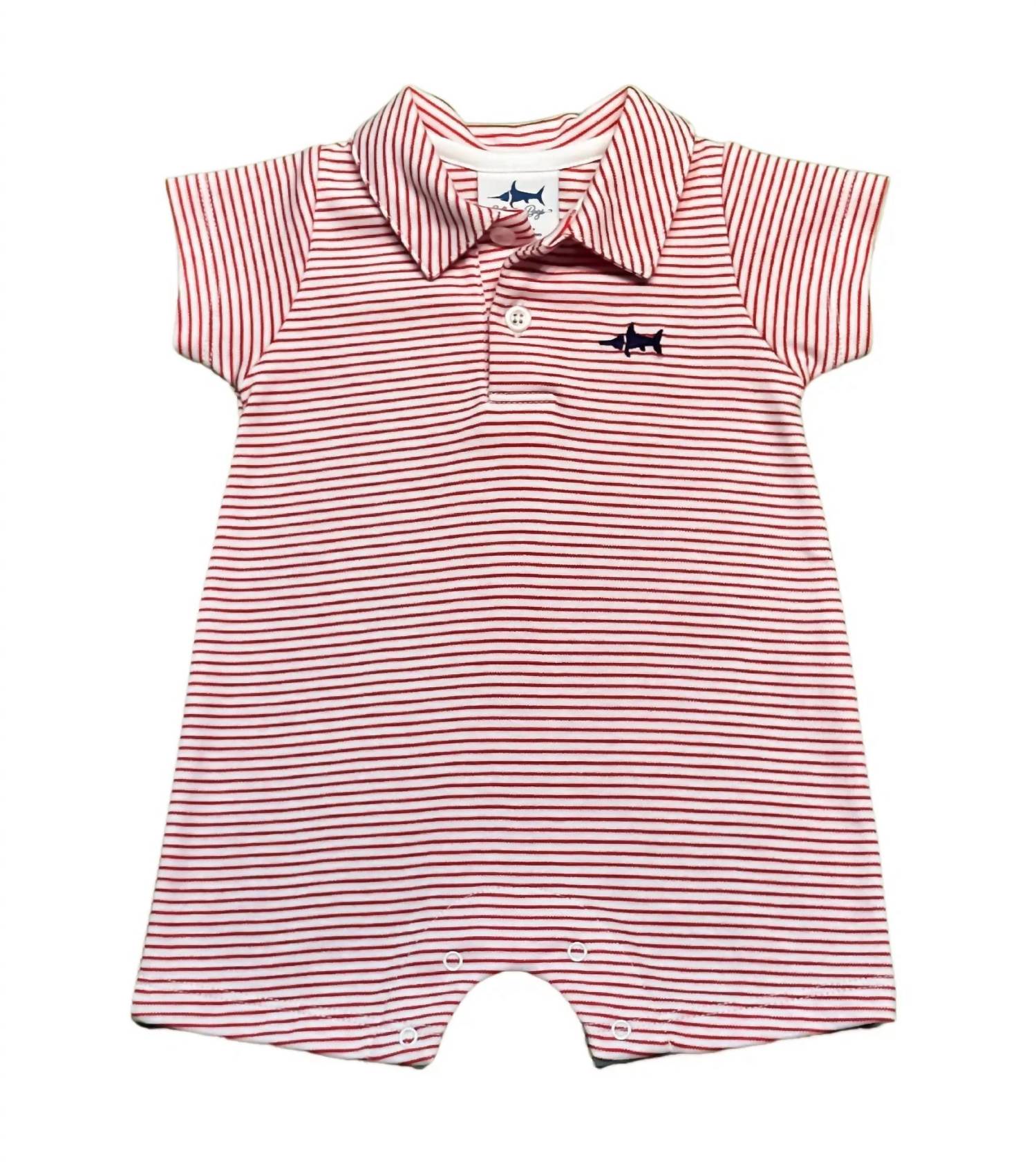 Saltwater Boys Co. - Boy's Signature Polo Romper