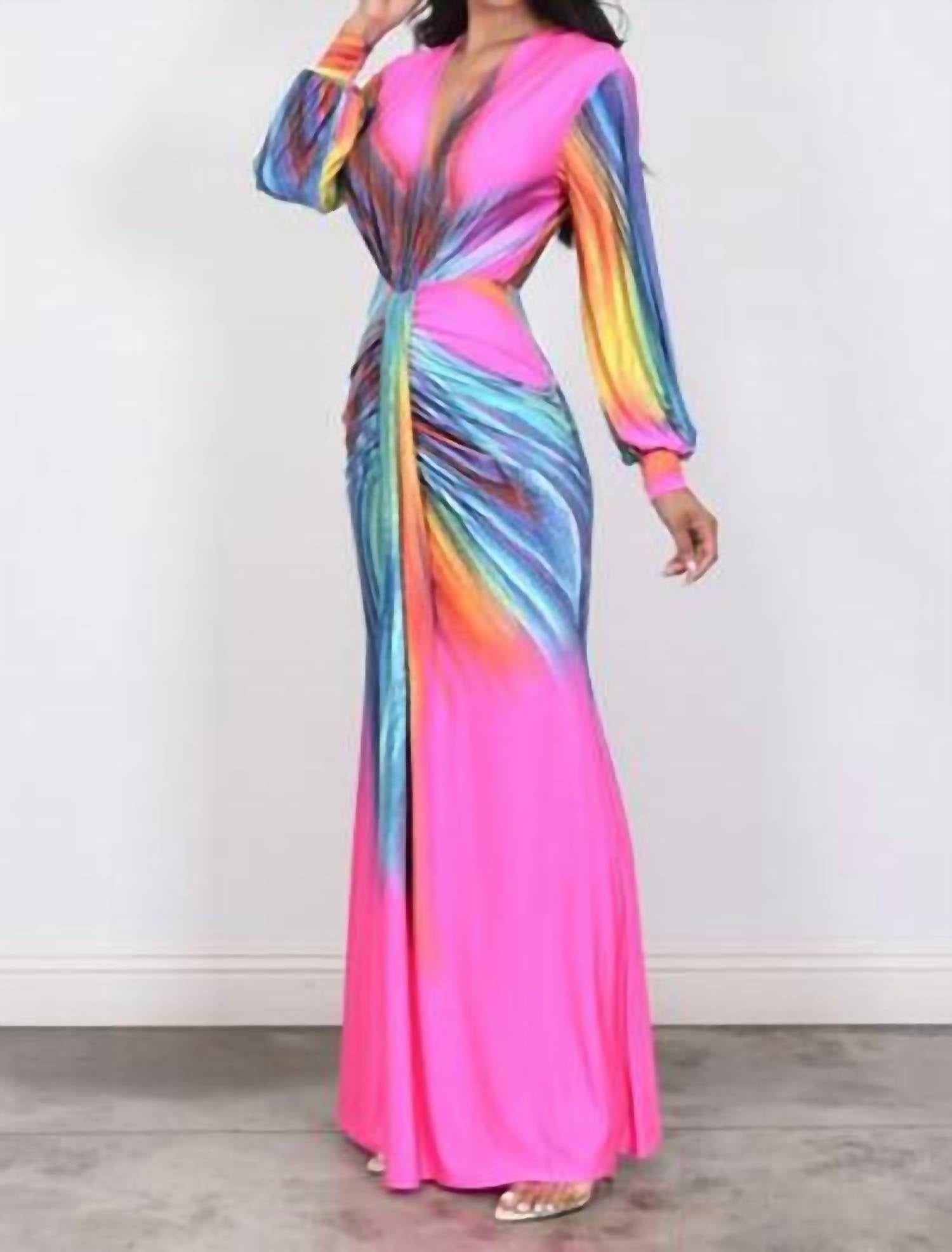 Cameo - Swirl Print Dress