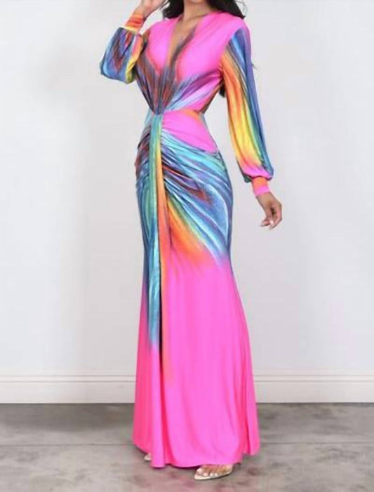 Cameo - Swirl Print Dress