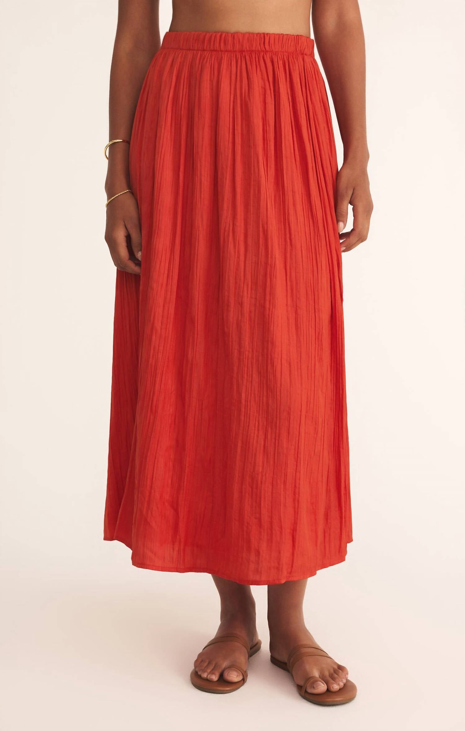 Z Supply - Nicoline Crinkle Midi Skirt