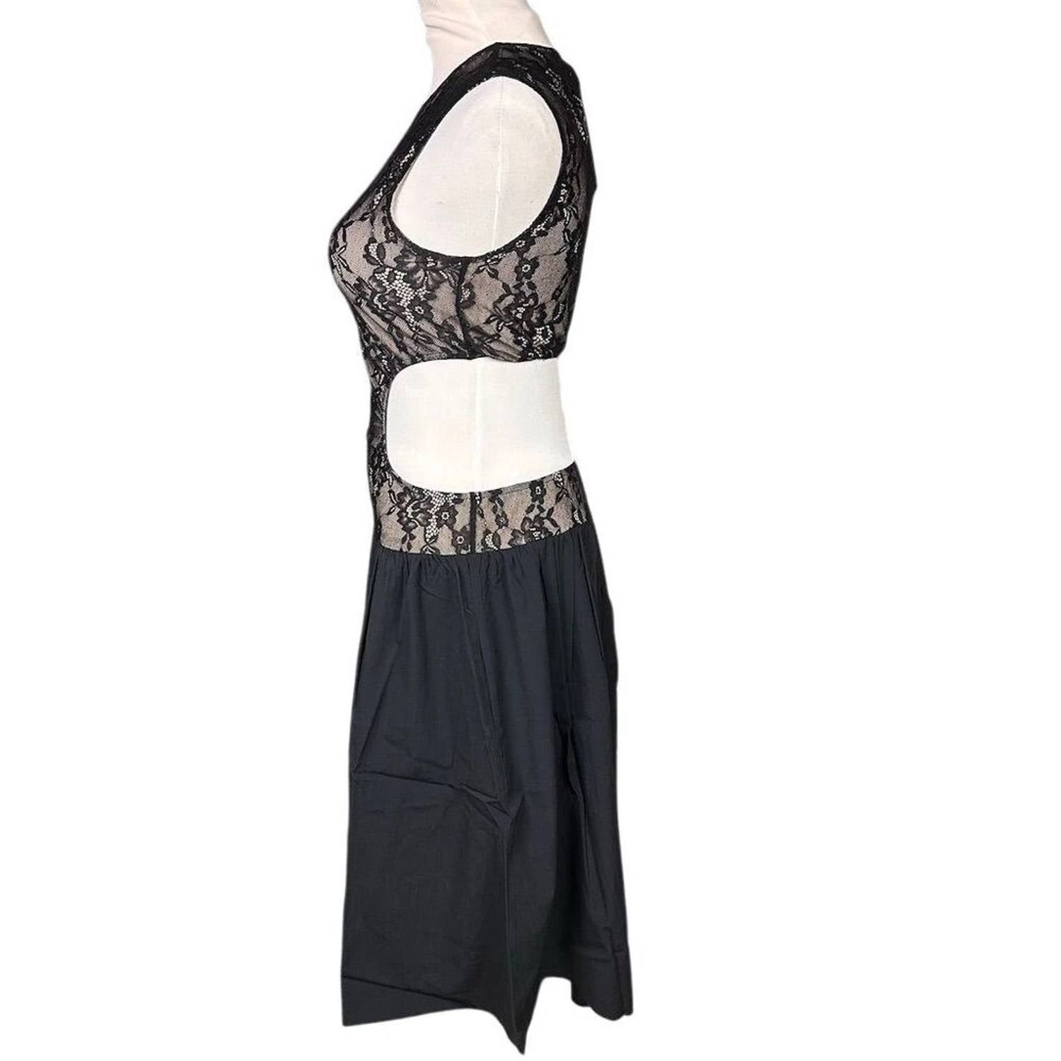 We Wore What - Women's Cut Out Asymmetrical Midi Dress
