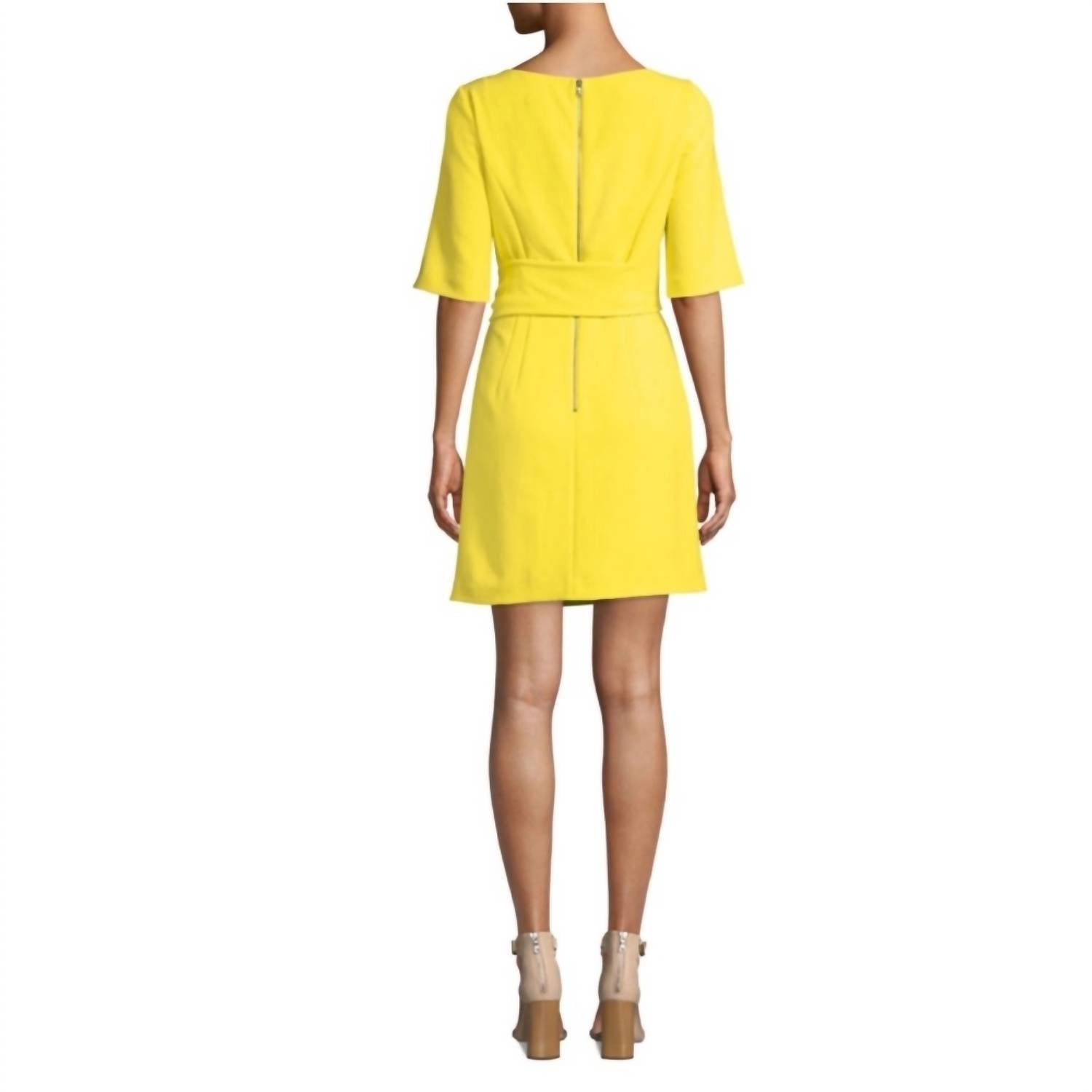 Alice + Olivia - Pre-loved Virgil Boat Neck Belted Dress