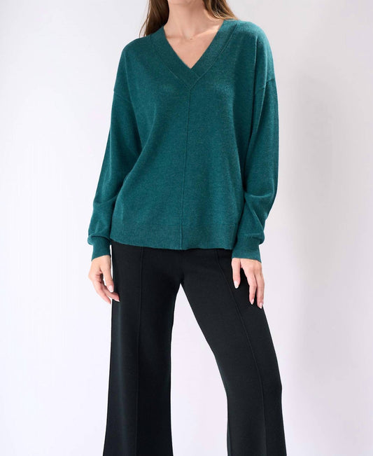 Cashmere Clouds - Crossover V-Neck Cashmere Sweater