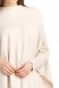 Papillon - Soft Stretchy Poncho Sweater