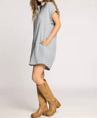 Thread & Supply - Crescent Cap Sleeves Dress