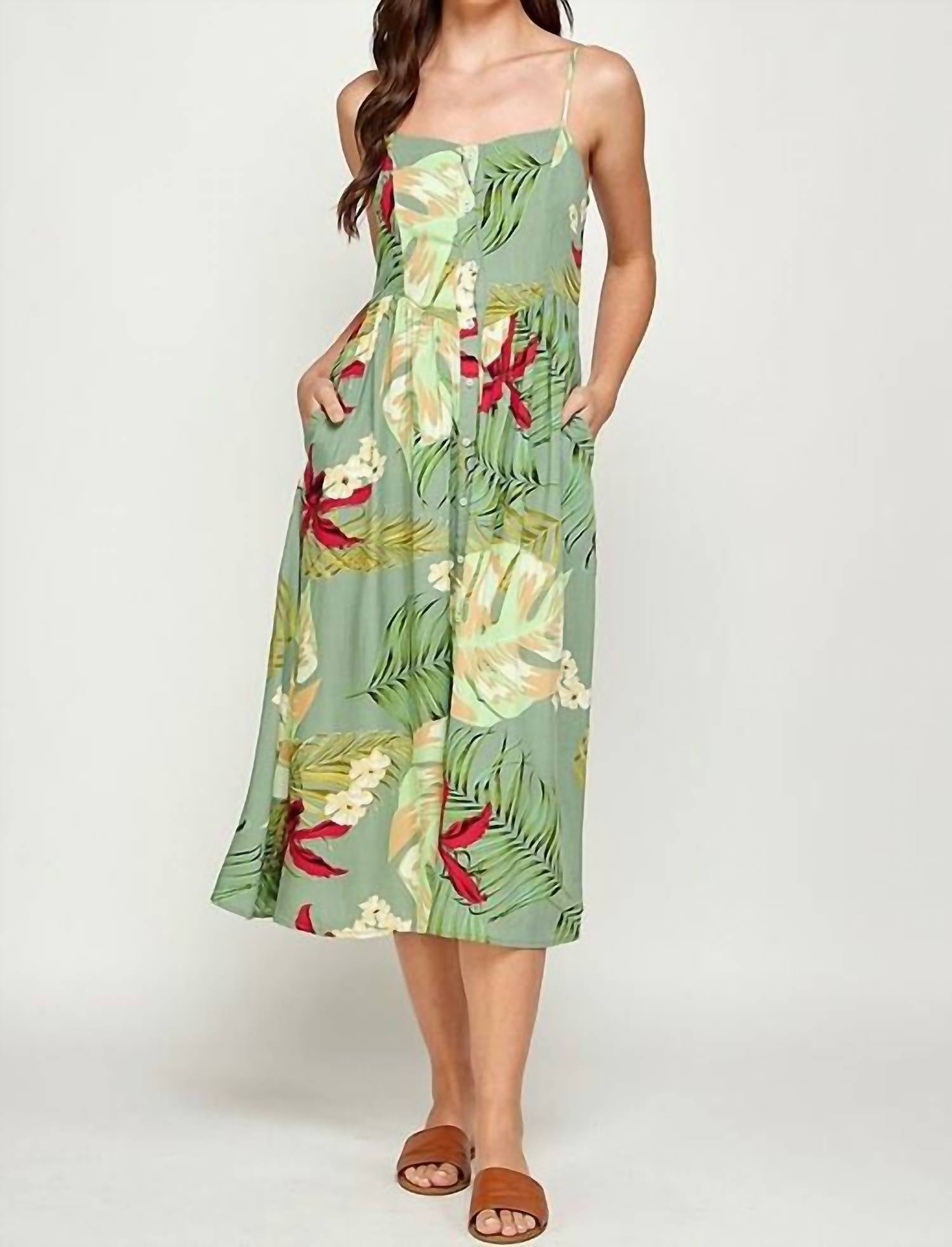 Ellison - Maxi Dress Button Up