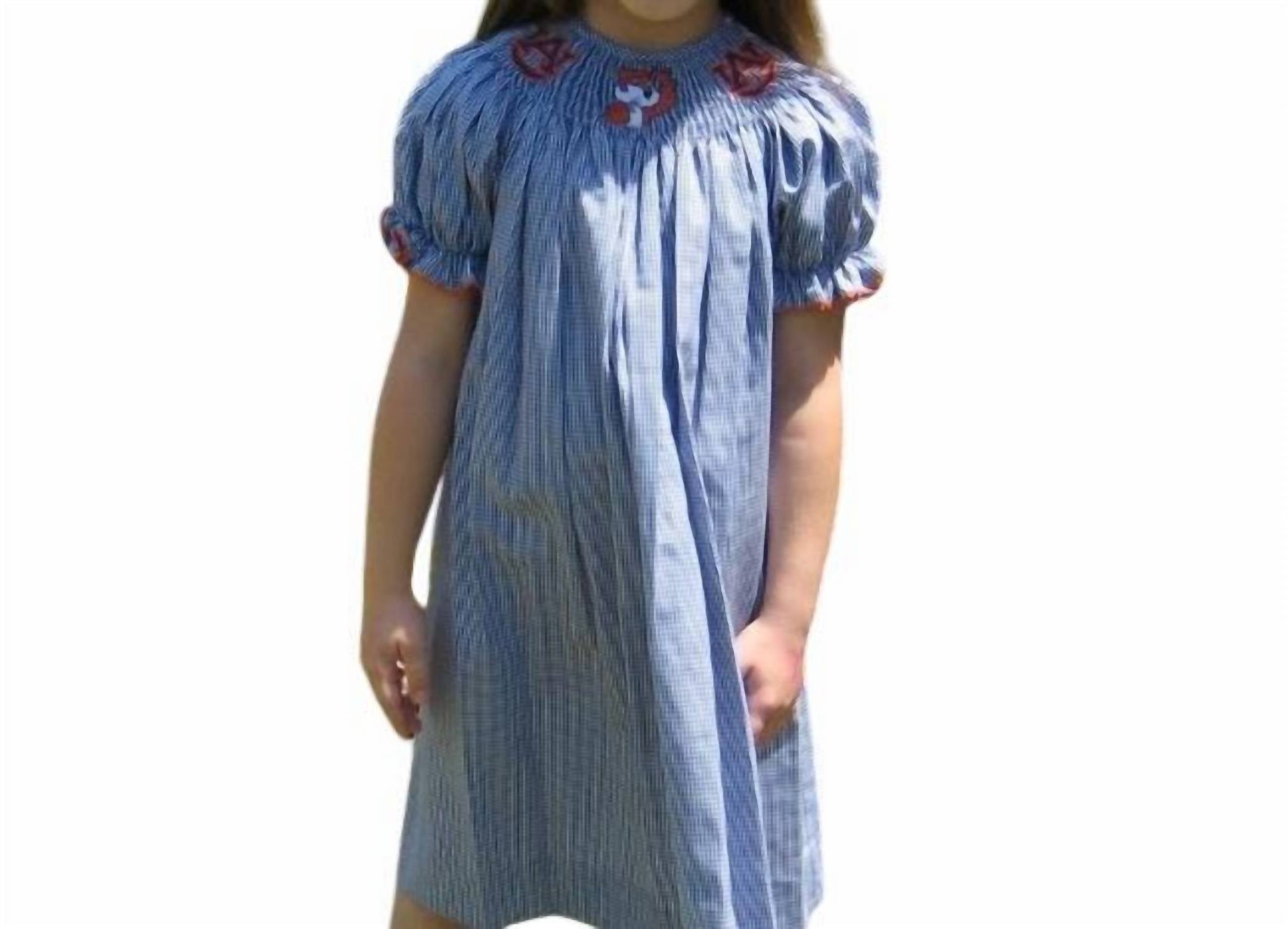 Vive La Fete - Auburn University Collegiate Hand Smocked Dress