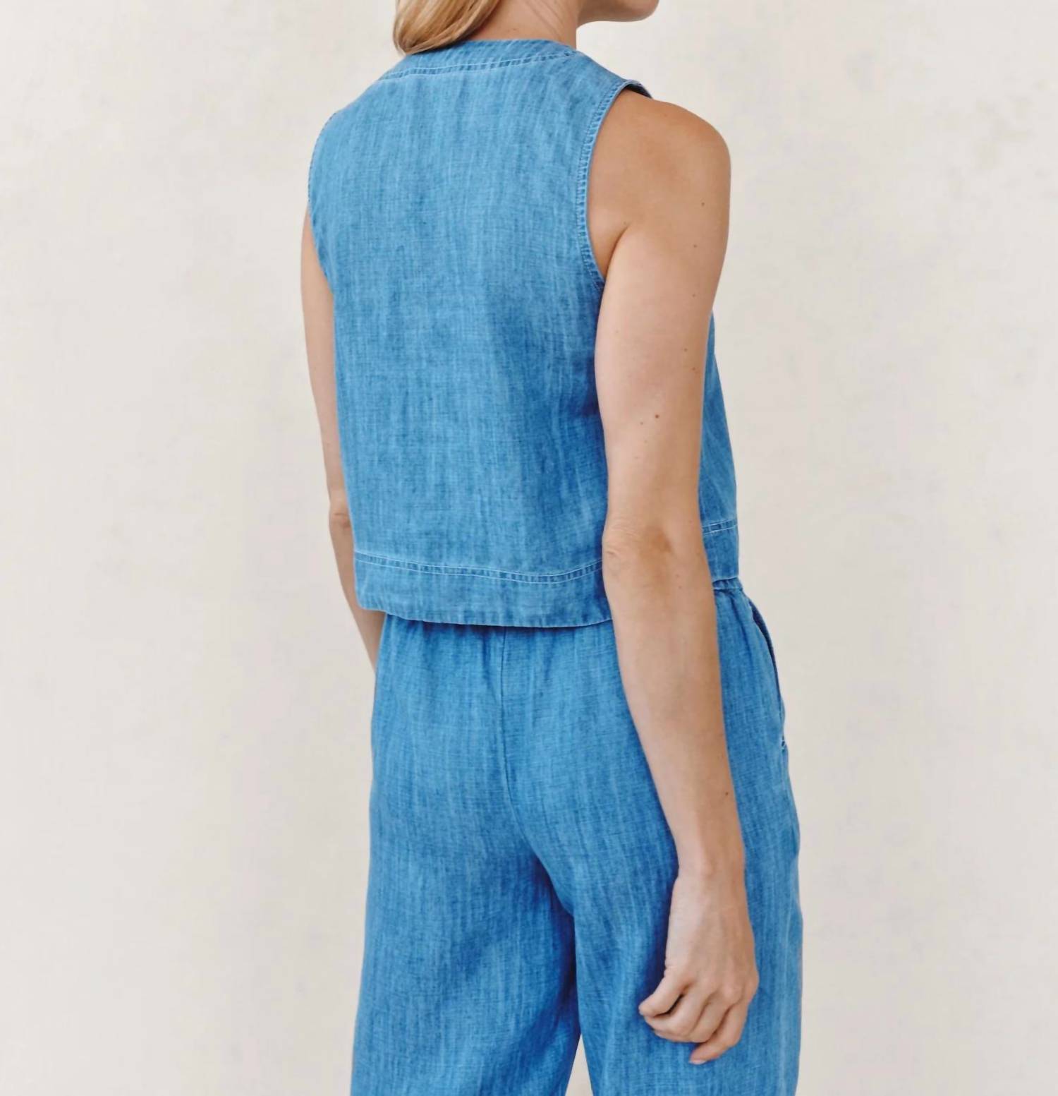 Bella Dahl - Sleeveless Placket Pullover Top