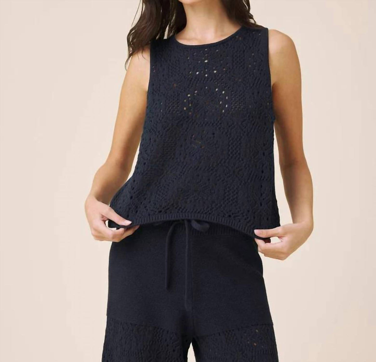 Splendid - Beckham Crochet Sweater Tank