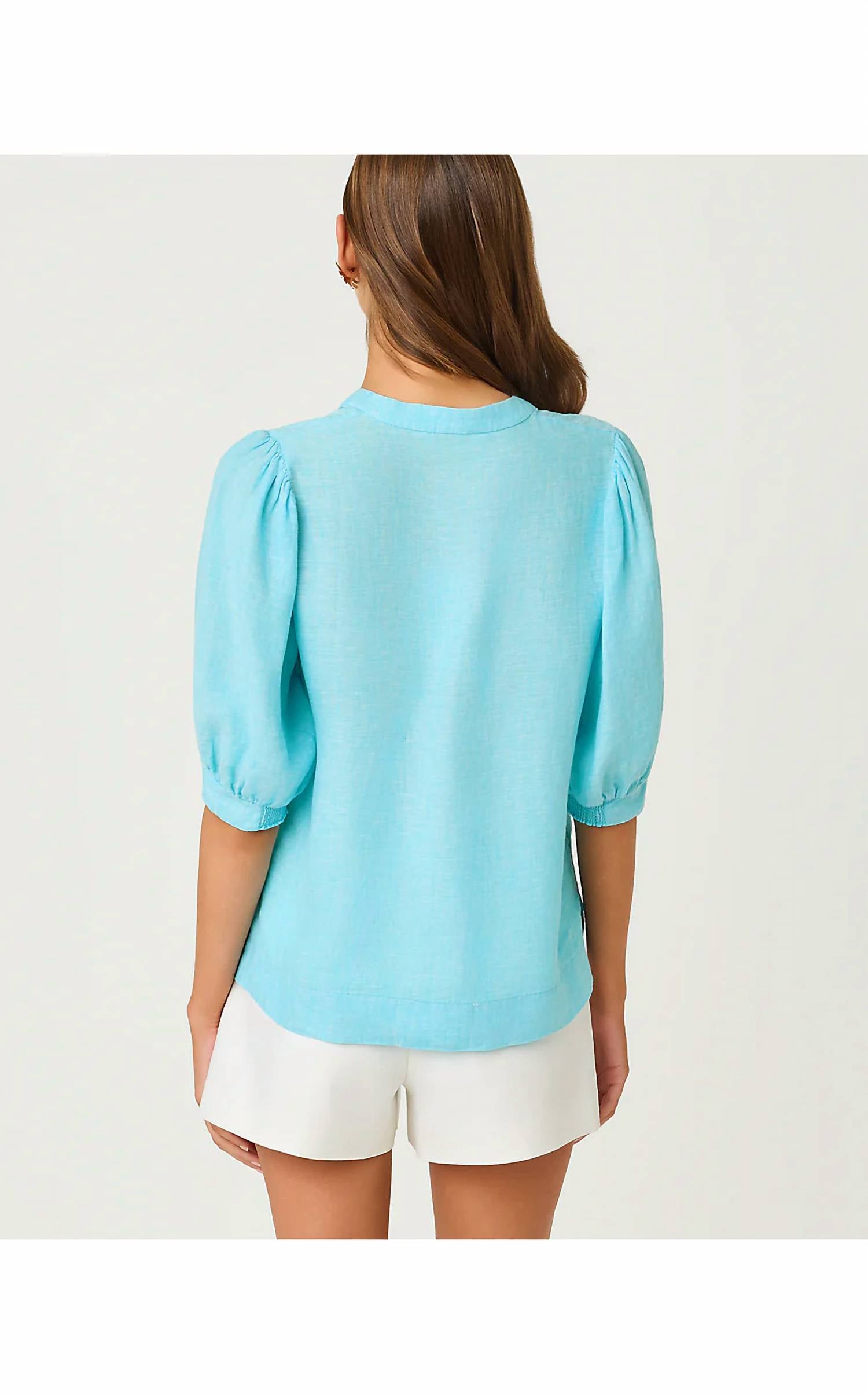 Lilly Pulitzer - Mialeigh Puff Sleeve Top