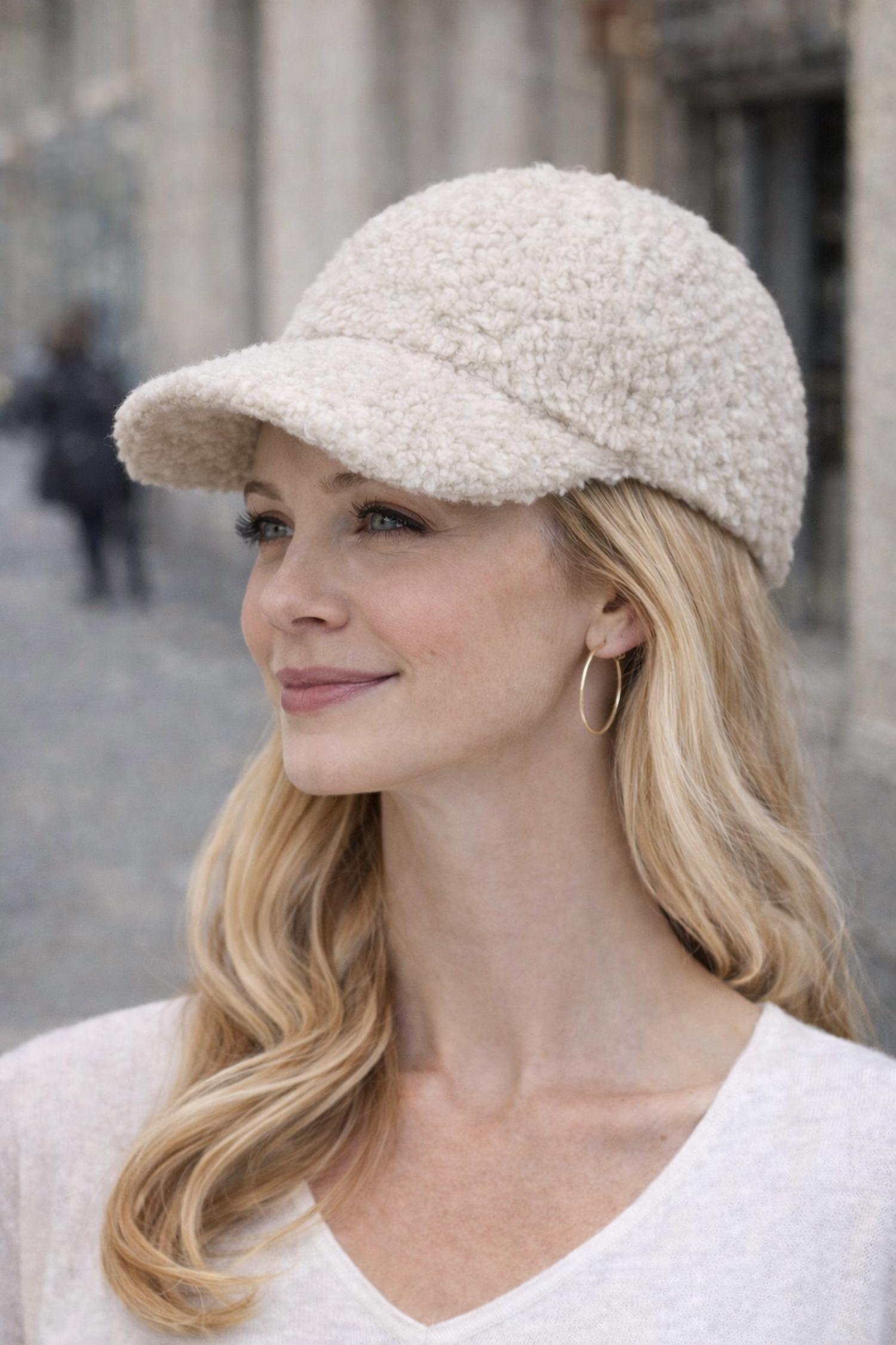 Mitchie'S Matchings - Curly lamb baseball cap
