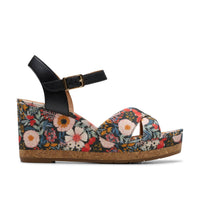 Clarks - Women's Chicly Floral Wedge Sandal