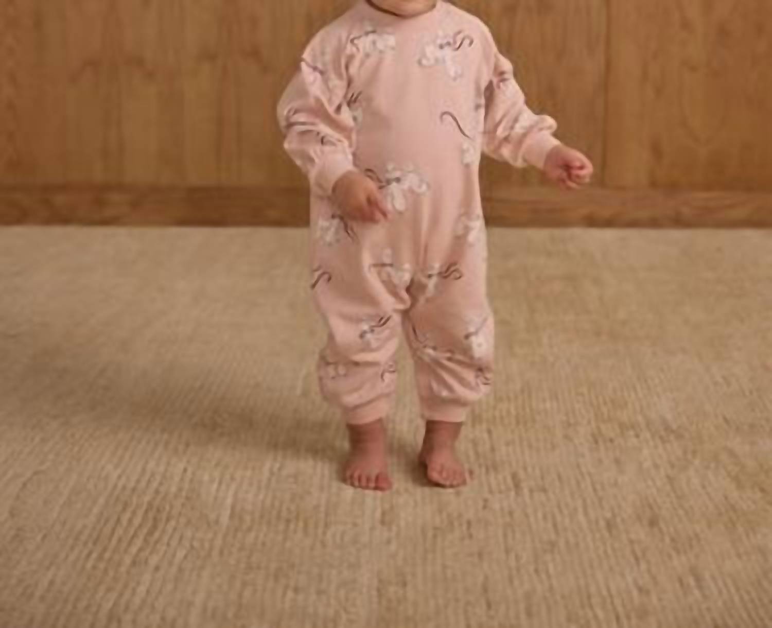 Rylee + Cru Kid's Raglan Jumpsuit in poodles - kids' item