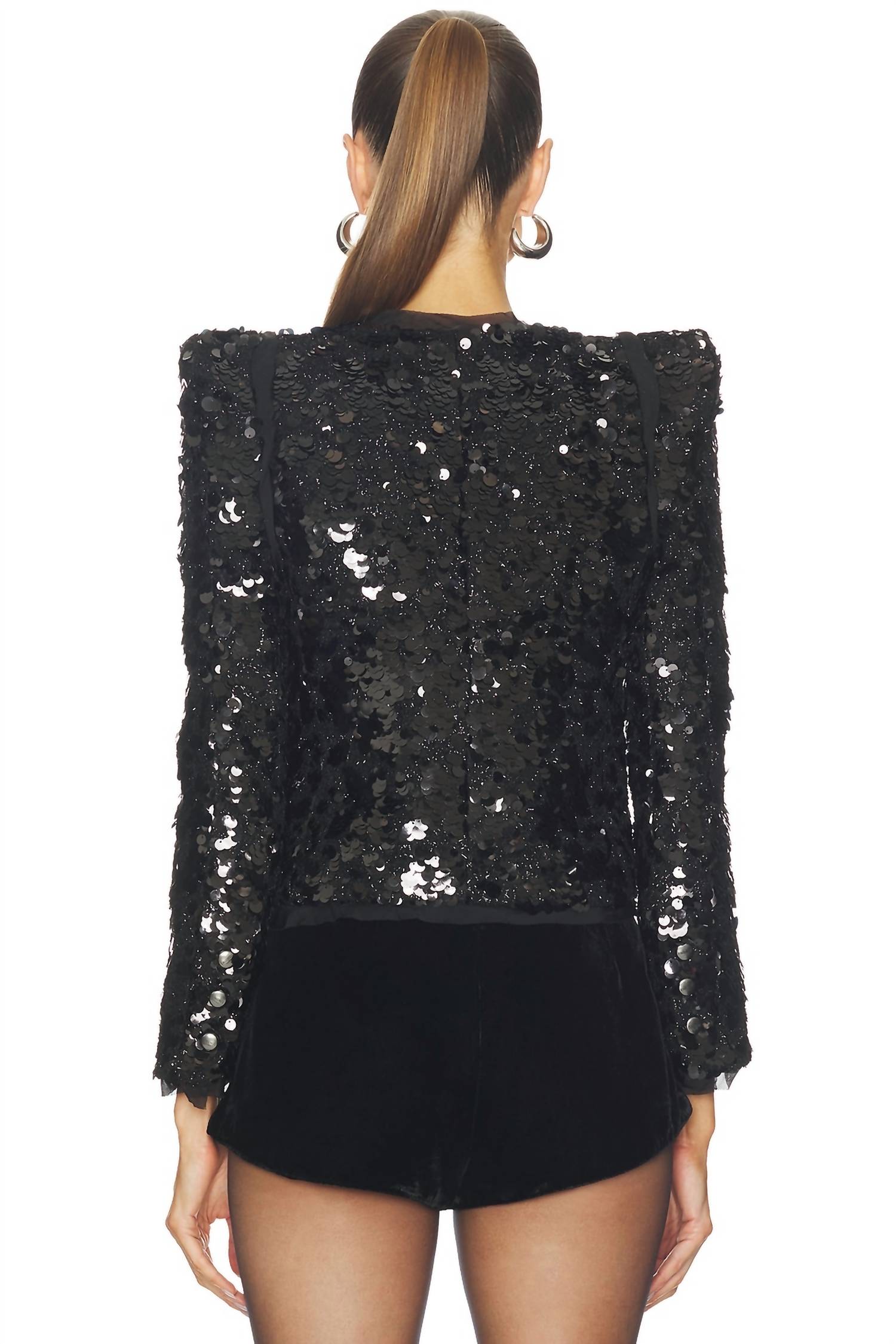 L'Agence - Shai Pointed Shoulder Jacket