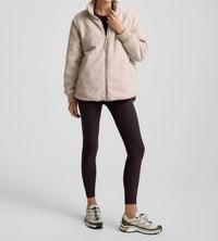 BEYOND YOGA Two-way Quilted Jacket in oat latte - women's jacket - view 5