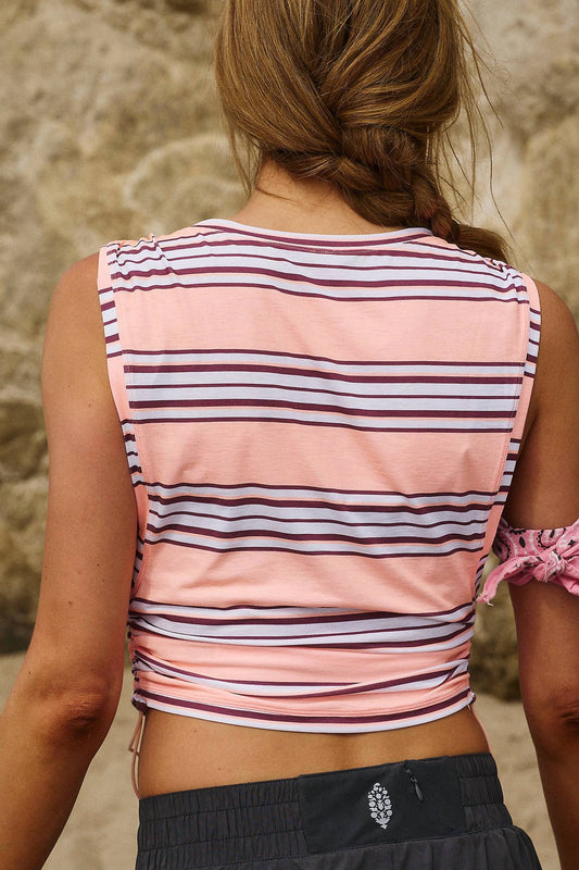 Free People - Tempo Sport Mode Printed Muscle Tee