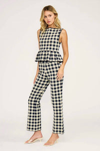 Lucy Paris - Clara Peplum Knit Tank Top