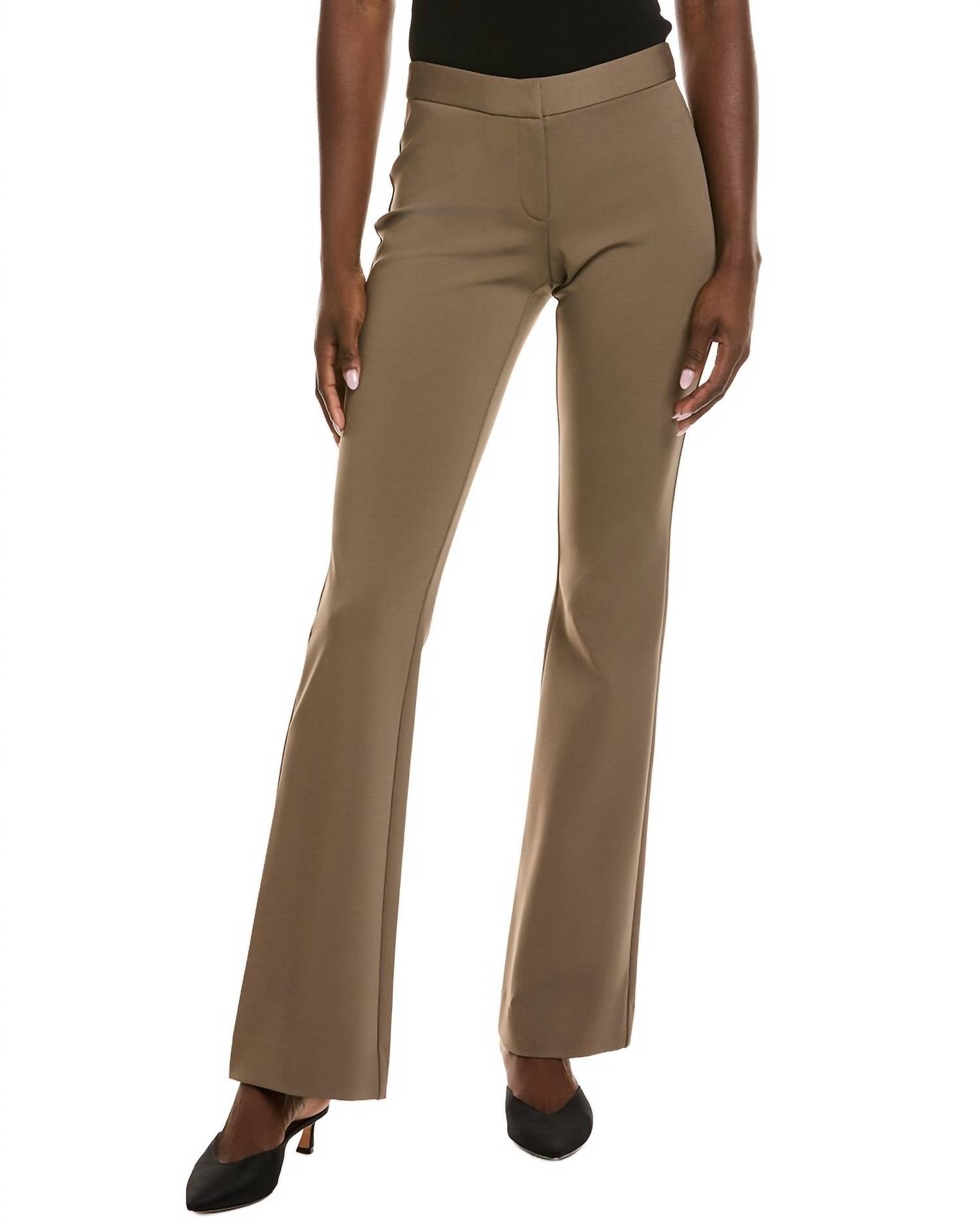 Lafayette 148 Waldorf Pant in concrete - women's pants