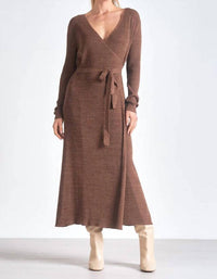 Elan - Sweater Wrap Dress