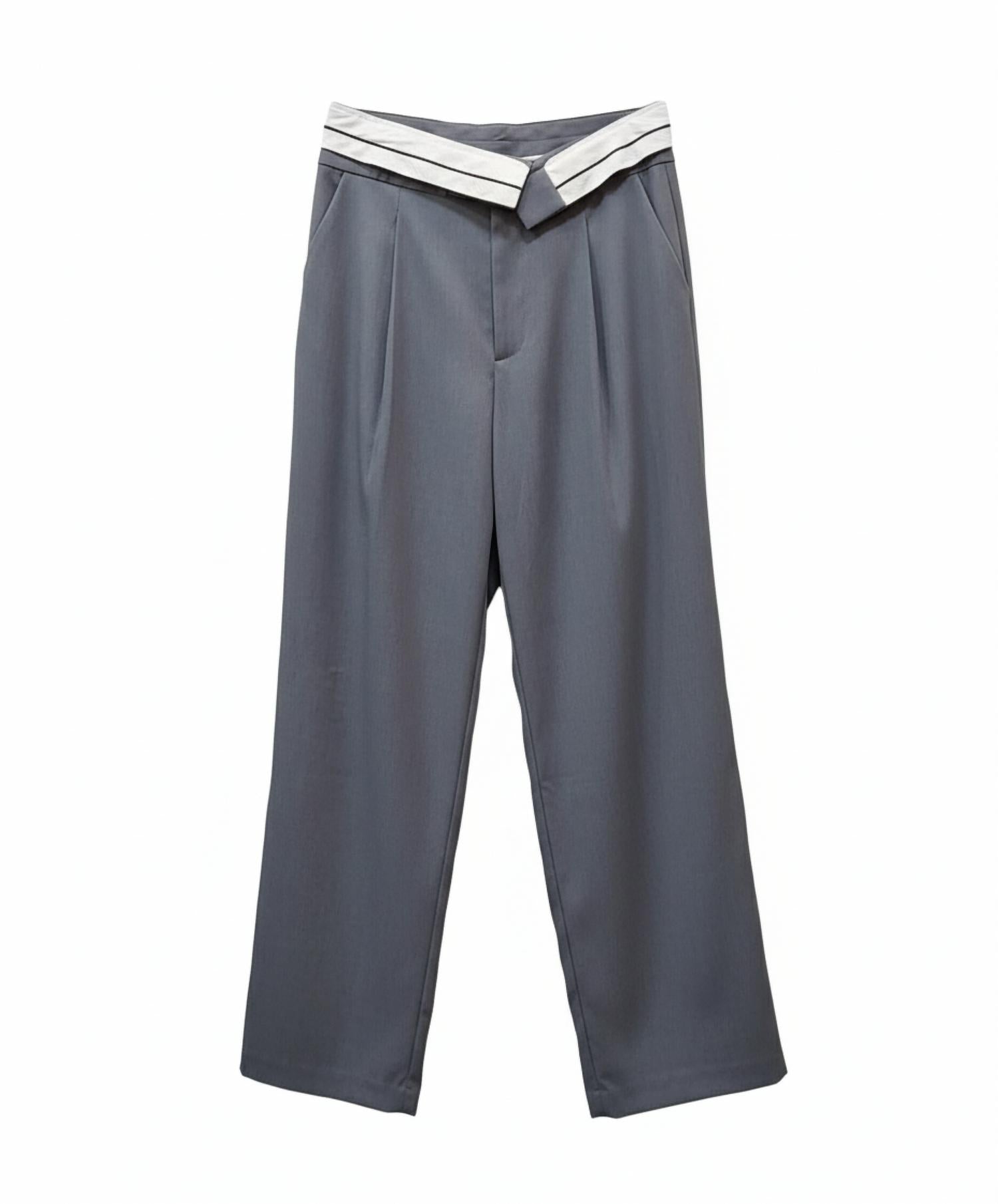 Art & Love Usa - Women's Foldover Waist Wide Leg Pant