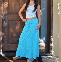 Flowers By Zoe - Aria Eyelet Maxi Skirt
