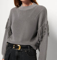 Nation Ltd - Carine Fringed Sweater
