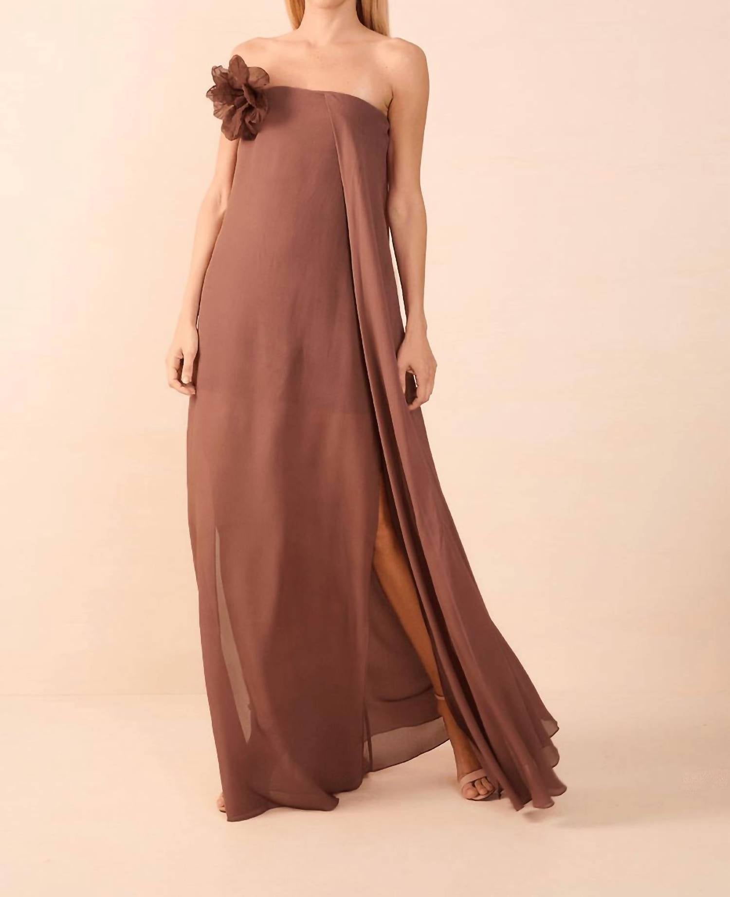 Dress To - Strapless Maxi Dress
