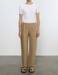 Enza Costa - Pointelle Essential Short Sleeve Tee