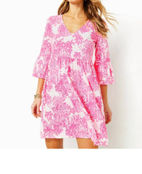 Lilly Pulitzer - Jannie V-neck 3/4 Sleeve Dress