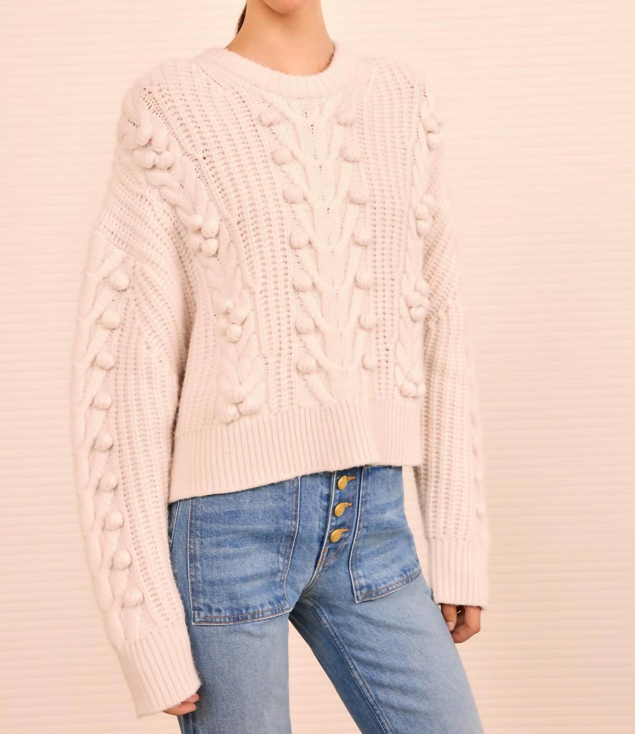 Ulla Johnson - Indra Cable Knit Pullover
