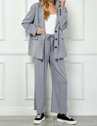 See And Be Seen - Casual Hooded Blazer