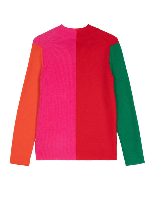 Kids Candy Color-Block Sweater