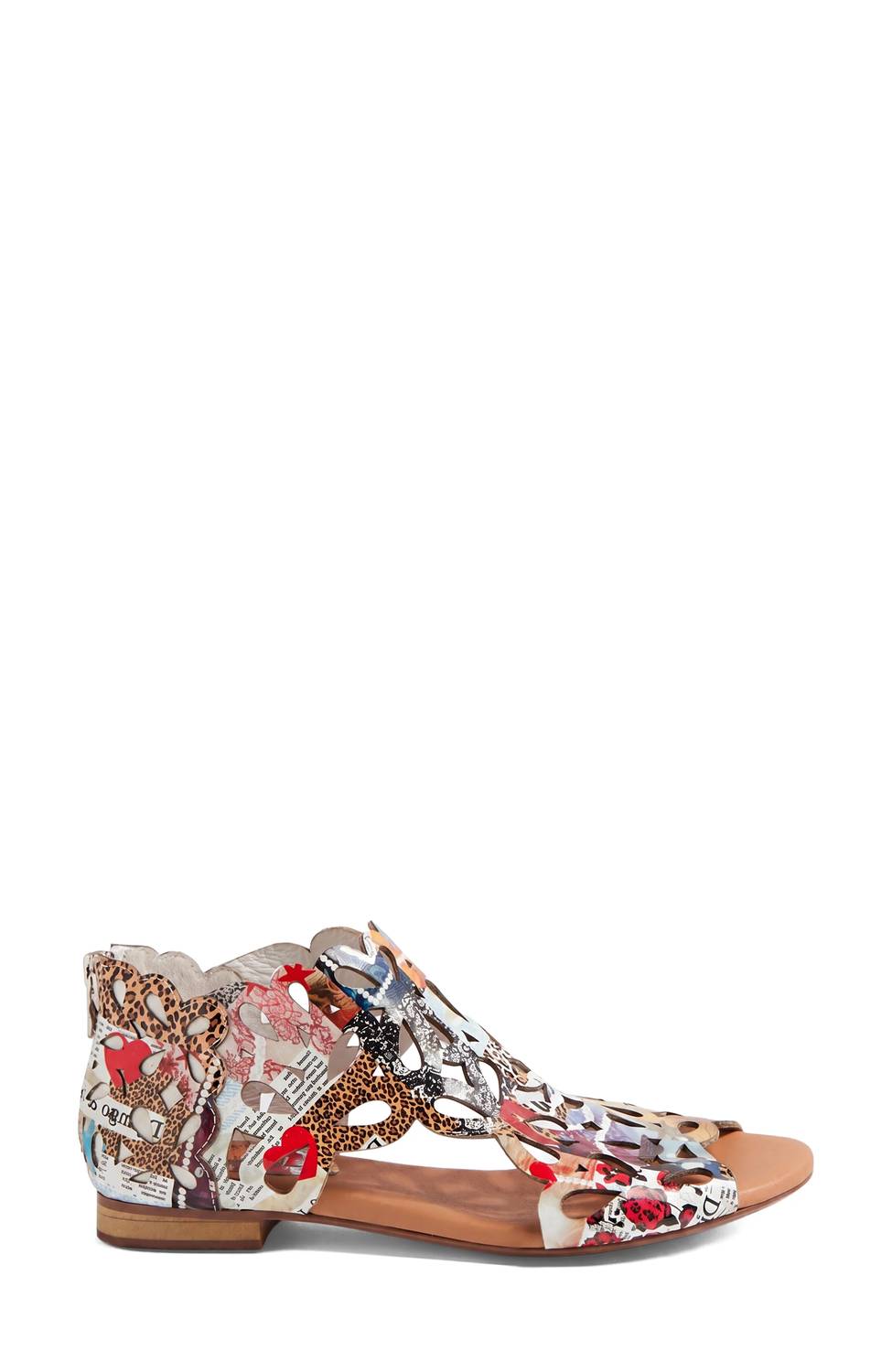 Django & Juliette - Women's Pietro Flat Leather Sandals