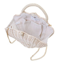 Nina Shoes - Women's Shelly Rattan Bag