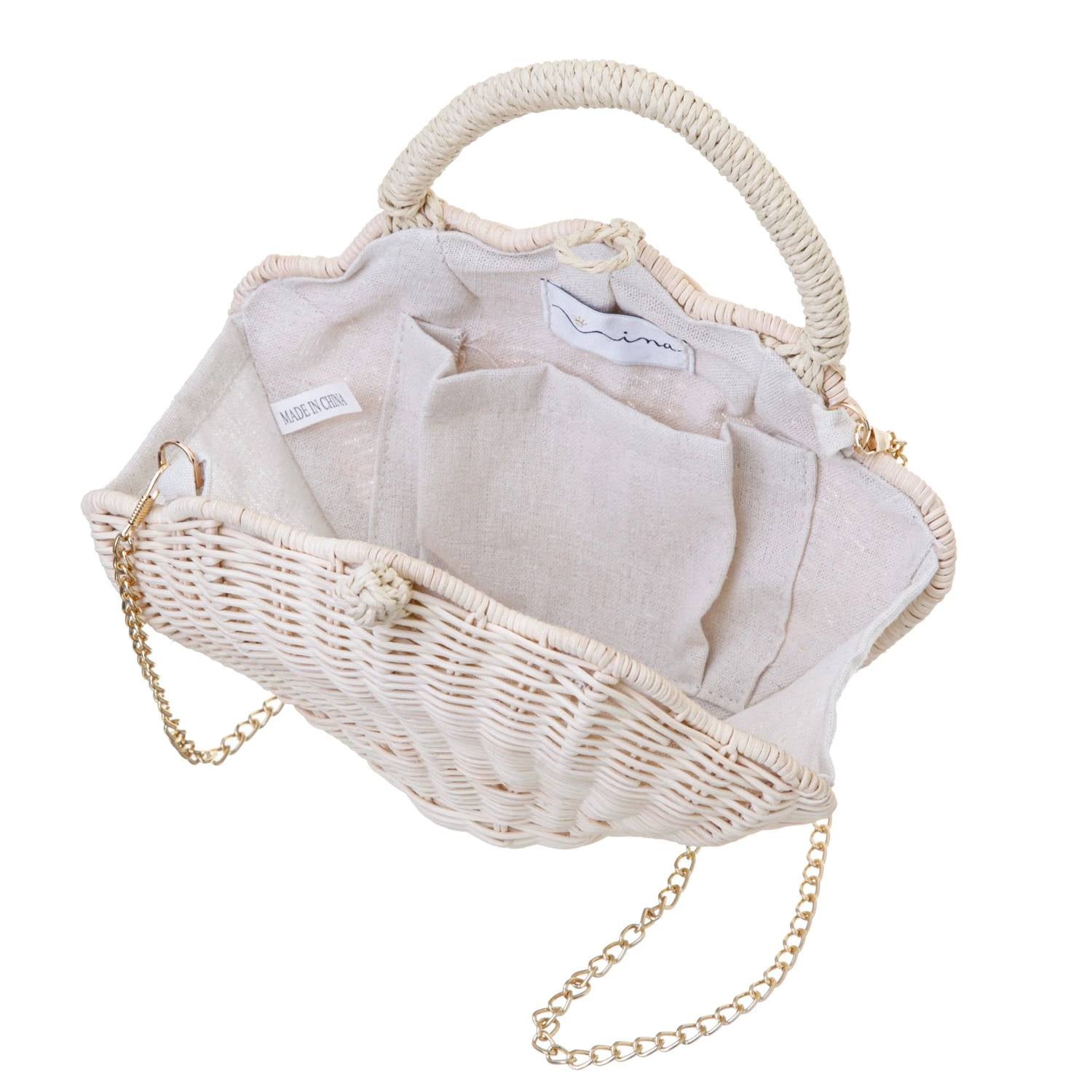 Nina Shoes - Women's Shelly Rattan Bag