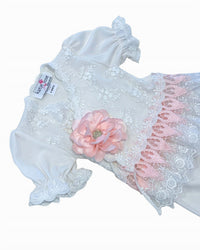 Katie Rose - Girl's Aria 2-Piece Lace With Flower Set