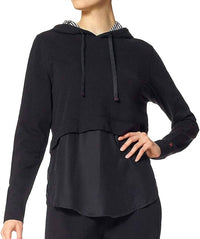 Hue - Women's Sleepwear Layered Look Shirttail Hoodie