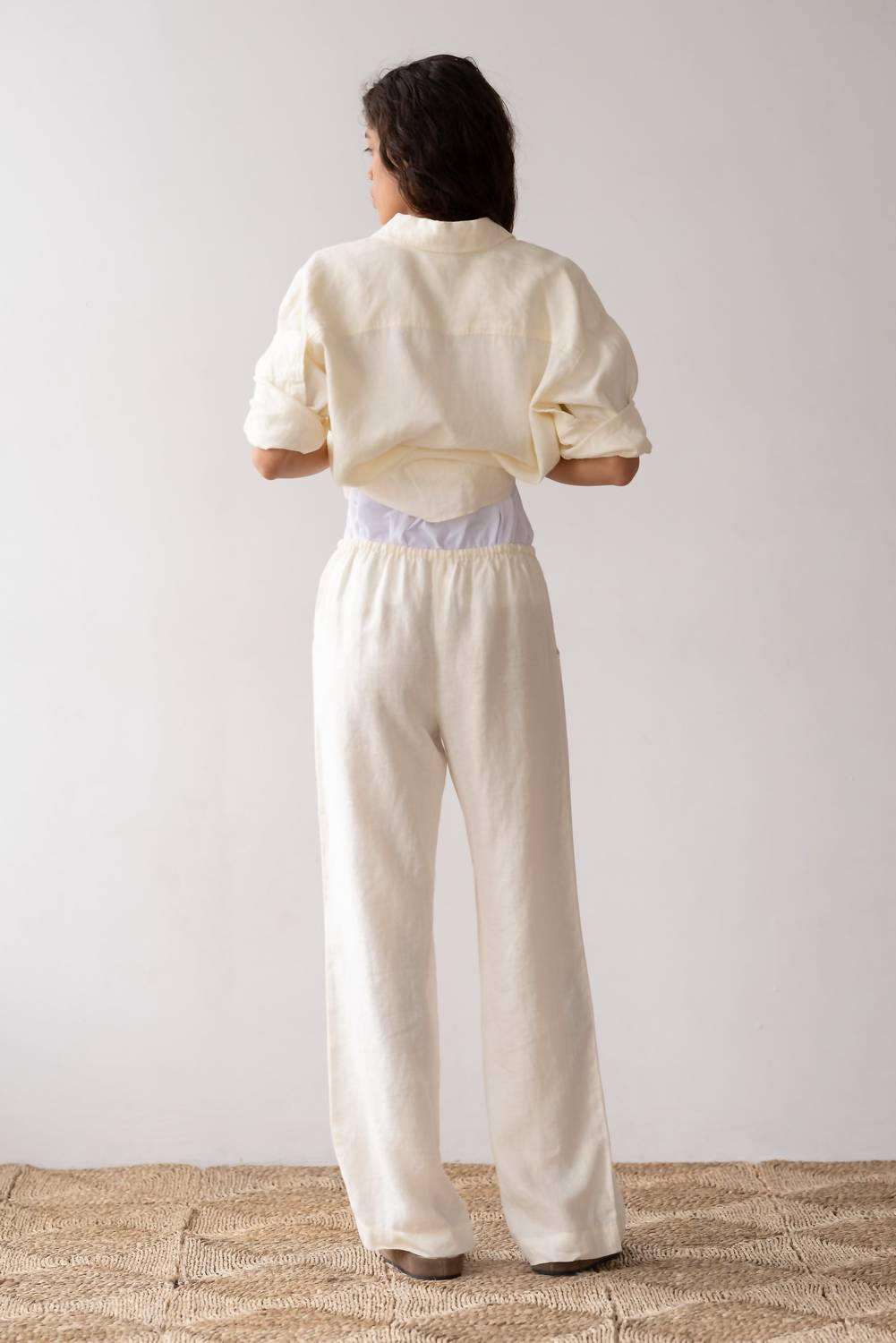 Donni. - Linen Drawstring Pant