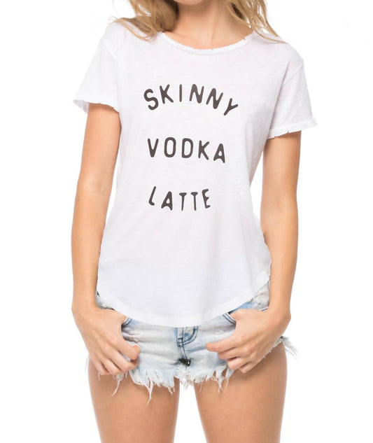 South Parade - Skinny Vodka Latte Valerie V-Neck Tee