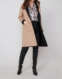 Renuar Just Hanging Around Reversible Jacket in tan black - women's jacket - view 9