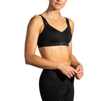 BROOKS Women's Dare Strappy Run Bra 2.0 in black - women's intimate - view 4