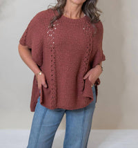 Easel - Watts Sweater Poncho