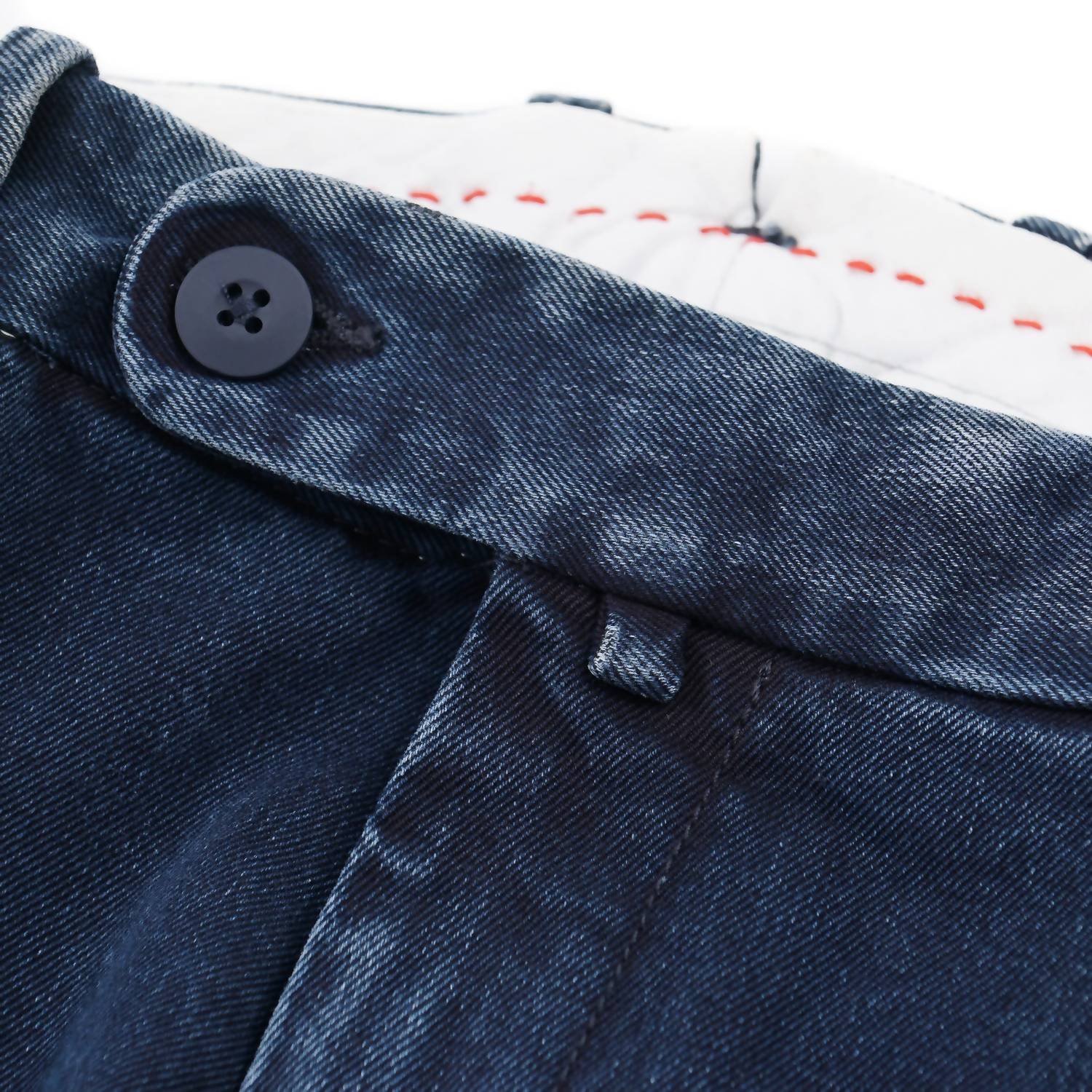 Luigi Borrelli Napoli - Men's Slim-fit Denim Chinos