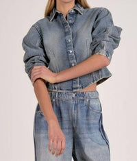 Elan - Barrel Sleeve Top