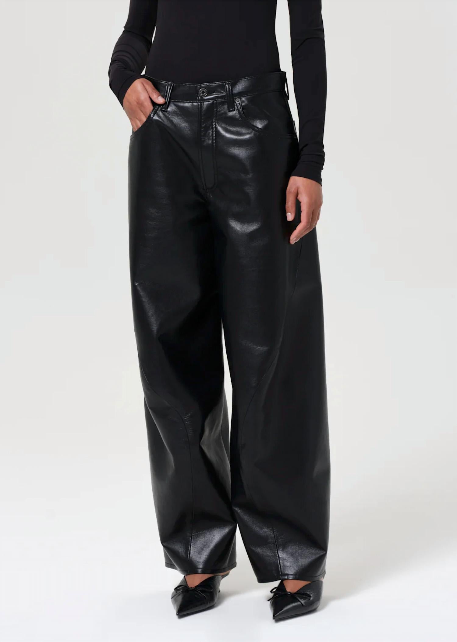 Agolde - Recycled Leather Twist Jean