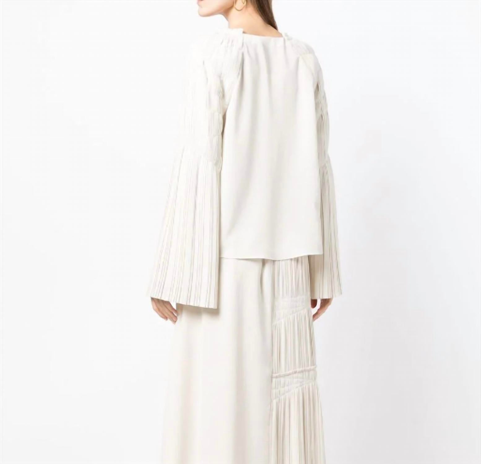 Regina Pleated Top