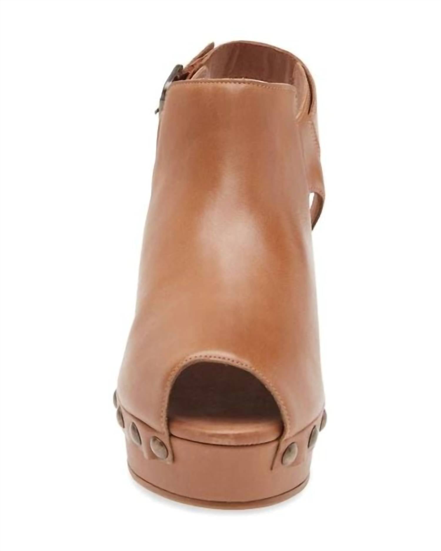 Chocolat Blu - Women's Galla Slingback Peep Toe Platform Clog
