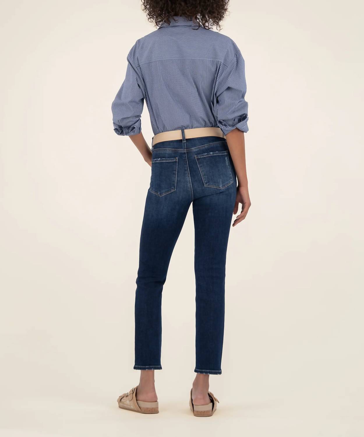 Kut From The Kloth - Reese High Rise Ankle Straight Leg Jeans