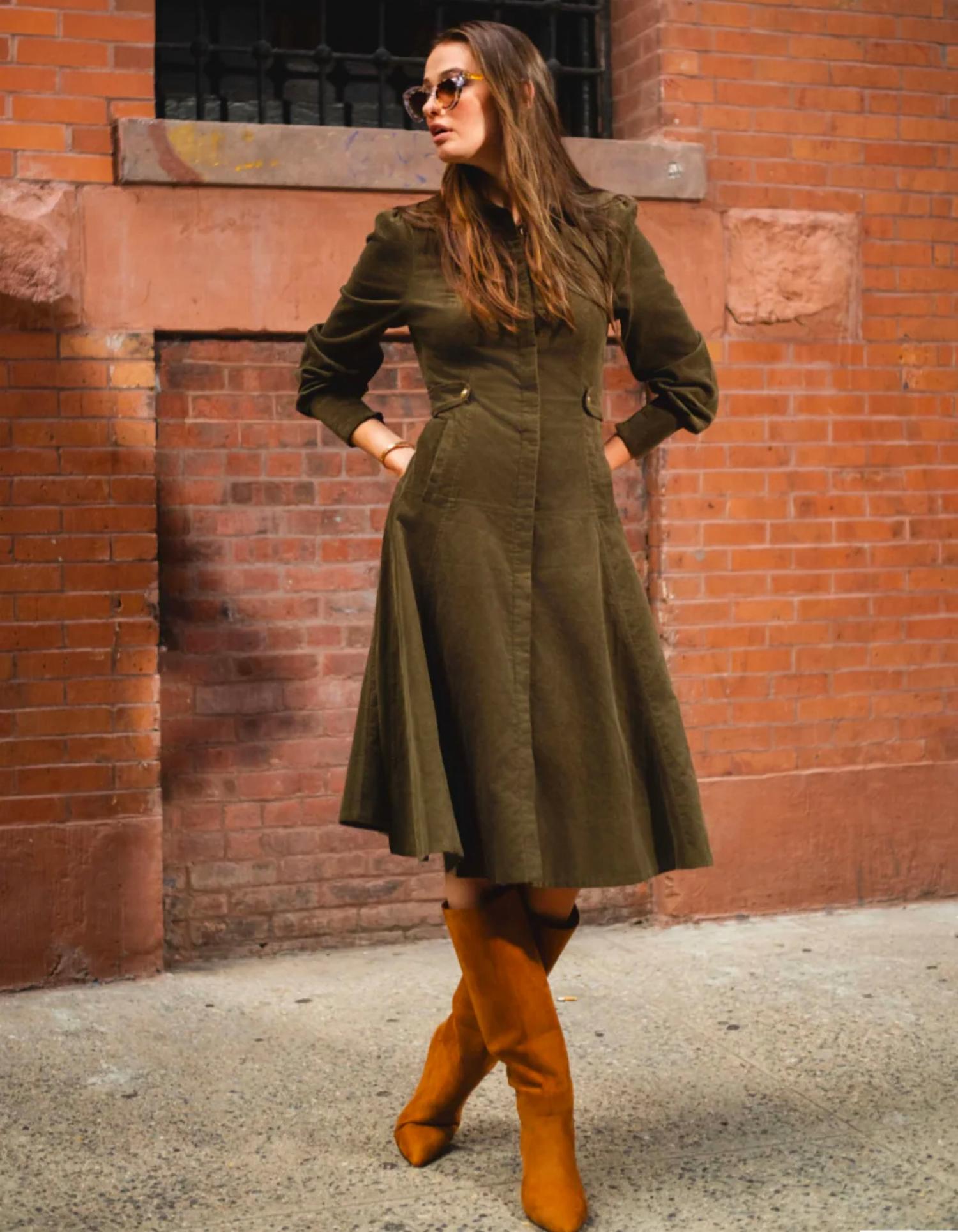 Luum - Luna Button Down Long Sleeve Dress