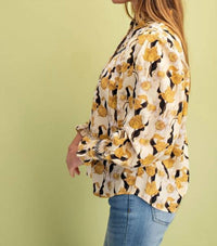 Gigio - Floral Long Sleeve Button Down Shirt